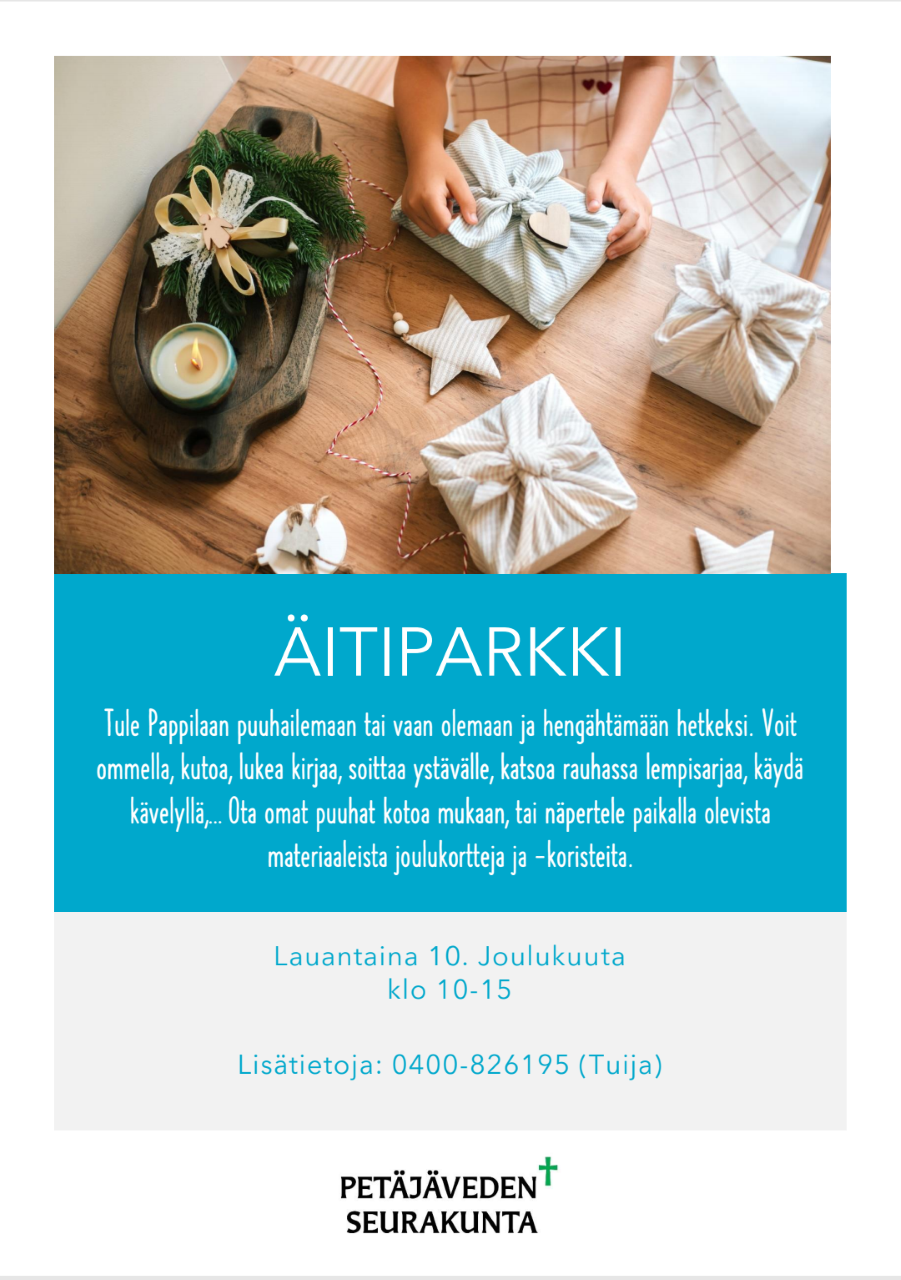 Joululahjoja ja joulukoristeita