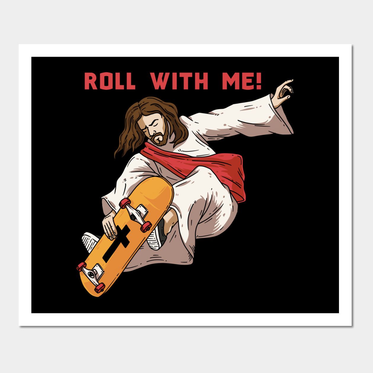 Jeesus rullalautailee
